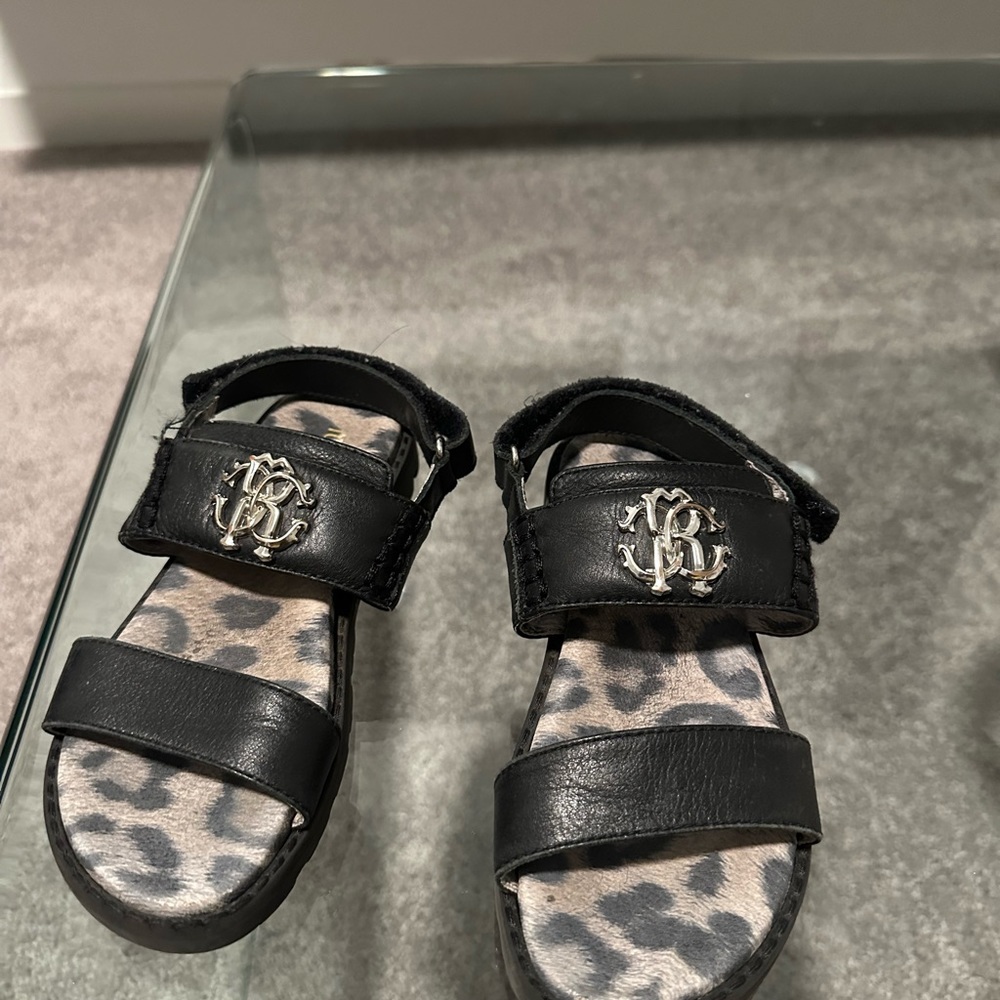 Roberto cavalli black sandal